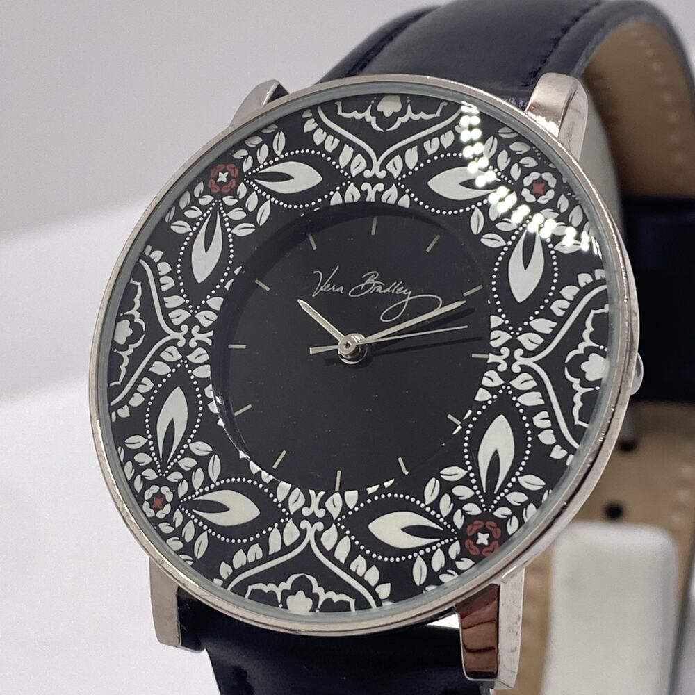 Vera Bradley Flower Watch Womens Watch Works New Battery